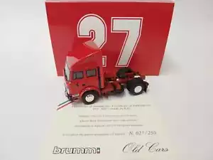 Brumm Old Cars Fiat Iveco 190 Ferrari F1 race transporter set 1982 1/43 T05 - Foto 1 di 3