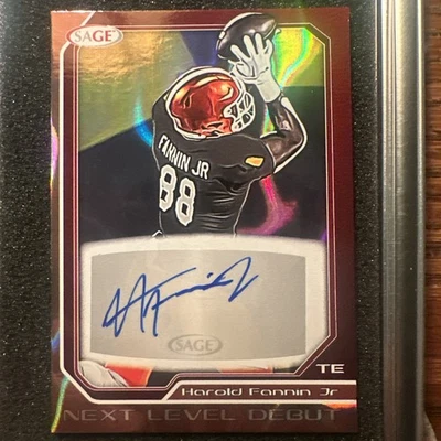 Autógrafos Sage 2025 - Harold Fannin Jr. NLDA-HFJ  Foto 1 de 2