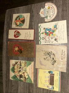 Vintage Konvolut Gruß-, Weihnachts-, Oster- und Geburtstagskarten aus den 30er Jahren " - Bild 1 von 11