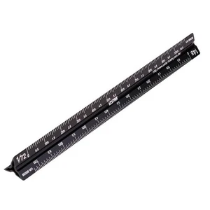 Lightweight Measuring Model Scale Ruler Metal Student - Picture 1 of 5