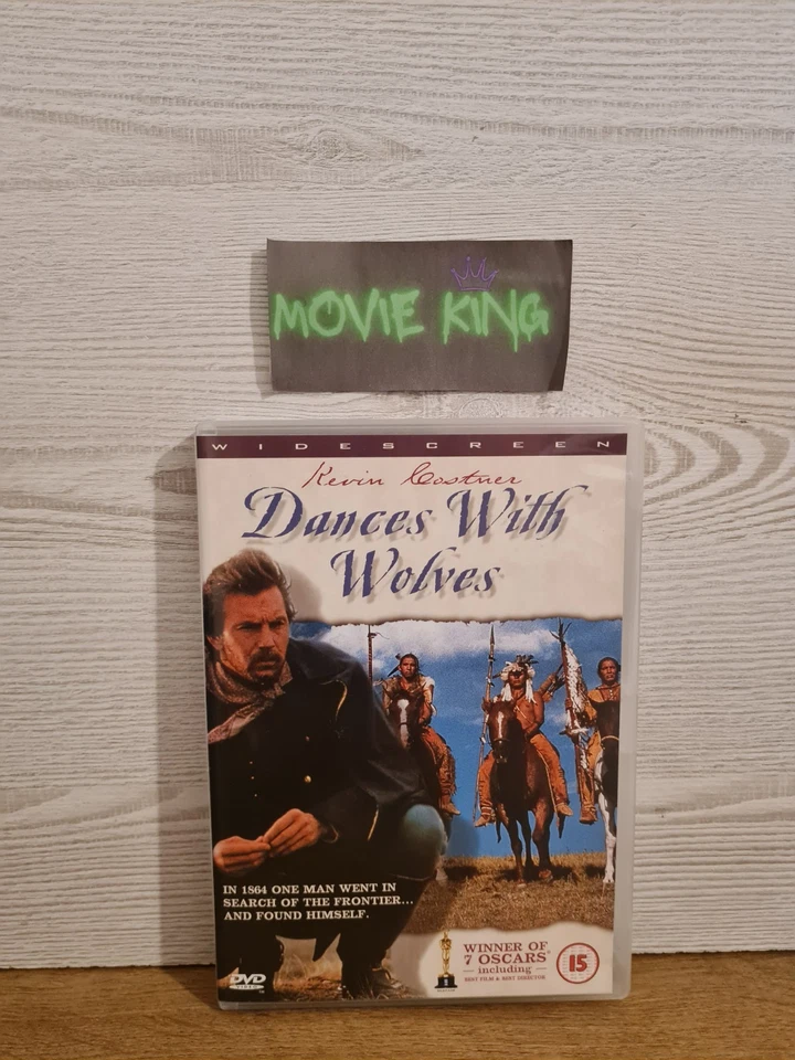 Dances With Wolves (DVD, 1990) Kevin Costner, Native Americans [Region 2] [UK] - Image 1 of 4