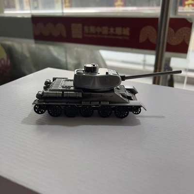 Regalo Navidad Aleación Tanque Modelo Militar Artesanía Decoración Hogar Colección T34 Foto 1 de 4