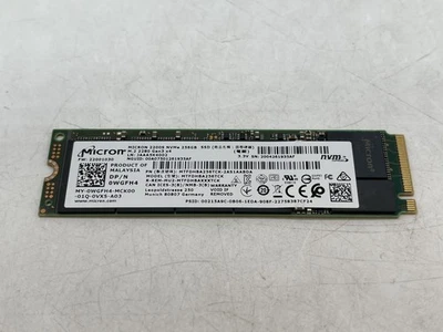Micron MTFDHBA256TCK 256GB Solid State Drive SATA 2200 M.2 NVMe GRADE A FREE S/H - Image 1 of 3