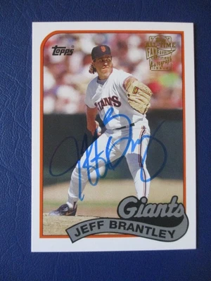 2005 Topps All-Time Fan Favorites Signed Auto Jeff Brantley #FFA-JBR Giants - Image 1 of 2