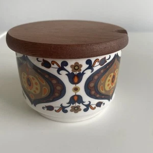 Vintage Midwinter Fine Tablewear 60’s Stoneware lidded sugar Bowl Staffordshire - Picture 1 of 7