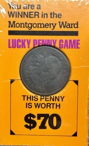 1803 Large Cent Montgomery Ward Lucky Penny Game Promotion - Picture 1 of 2