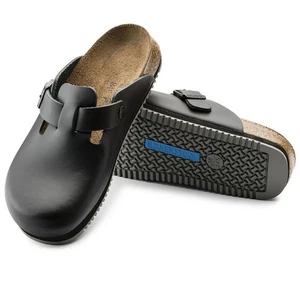 Zueco Boston - negro - con suela Super Grip.  Unisex. Mujer’s Talla 7, Hombre’s Talla 5. - Imagen 1 de 8