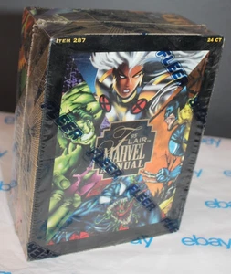 Marvel Fleer Flair Annual Factory Sealed Vintage 1995 Trading Cards 287 24 Packs - Picture 1 of 7