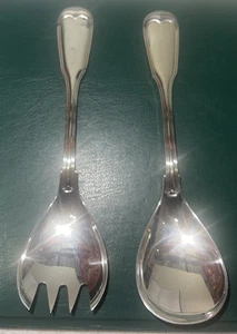 Robbe & Berking Modell ALT-FADEN Vorleger Salatbesteck groß Silber 150er, 25015 - Bild 1 von 5