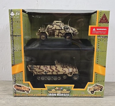 2006 Ultimate Soldier Iron Horses WWII Ausf. D Hanomag/ 222 Panzerspahwagen 1:32 - Image 1 of 4