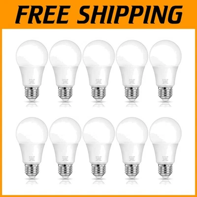 Daylight White LED Light Bulbs 100W Equivalent, 10-Pack, E26 - Image 1 of 4