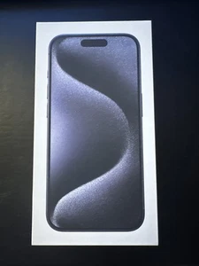 Boîte d'origine uniquement pour Apple iPhone 15 Pro Max bleu titane - Photo 1 sur 3