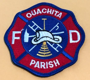 Ouachita Parish Louisiana Fire Department Patch Uniform Take Off - Bild 1 von 2