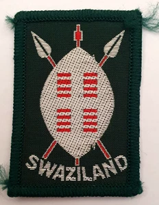 Afrika Pfadfinder von Swasiland Patch Abzeichen. - Bild 1 von 3