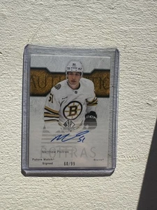 2023-24 SP Authentic Matthew Poitras Retro Future Watch Auto /99 BOSTON BRUINS - Picture 1 of 2