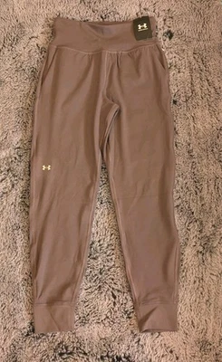 NEW UNDER ARMOUR Women's UA Movement Joggers S Small Pants Mauve Purple $75 - Image 1 of 4