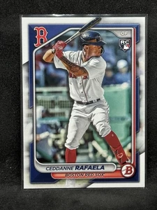 2024 Topps Bowman #84 Ceddanne Rafaela RC Boston Red Sox novato M/NM - Imagen 1 de 2