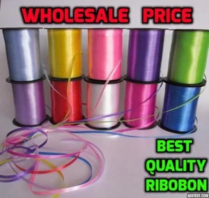 NUEVO 200 Metros Globo Cuerda Corbata Curling Cinta ColouR Balón Cinta GLOBO ROLLO - Imagen 1 de 26