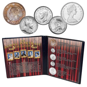 Colección de monedas retrato real británico - Reina Isabel II - Imagen 1 de 2