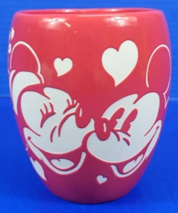 Mickey Minnie Mouse Disney Kaffee Tee Becher Tasse geprägt Valentinstag Herz Liebe - Bild 1 von 5