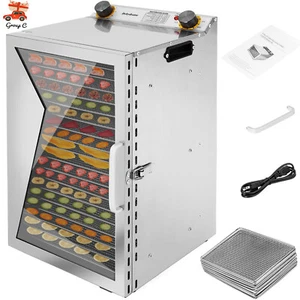 Macchina da forno 18 vassoi disidratatore alimentare per frutta, carne, manzo, a scatti, erbe! - Foto 1 di 20