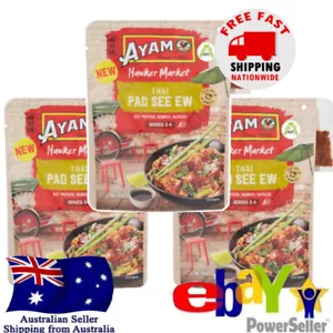 3x Ayam Brand Thai Pad See Ew Hawker Market 200g MSG Preservatives Free No GMO - Picture 1 of 4