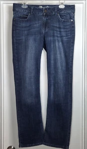 Wrangler Womens 11 Jeans Straight Leg 09MWTDS Dark Wash Stretch Midrise (33x31)* - Picture 1 of 11