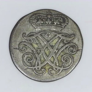 1703 MECLEMBURGO Schwerin doppio scellino germania stati tedeschi #H084 - Foto 1 di 2