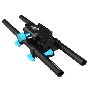 FOTGA DP3000 15mm Rail Rod QR Baseplate Mount For 5D 7D Mark II III D800 E K7 K5 - Picture 1 of 8