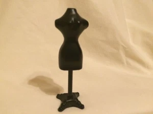 Dollhouse miniatures Dress maker form Black - Imagen 1 de 7