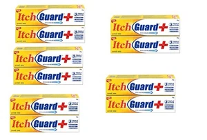 Itch Guard Plus Cream ANTI-FUNGAL JOCK ITCH BETWEEN TOES & FINGERS 20g X 10 - Picture 1 of 6