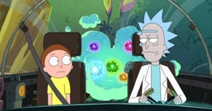 Rick and Morty Custom Handmade Resin Keychain FART - Picture 1 of 4