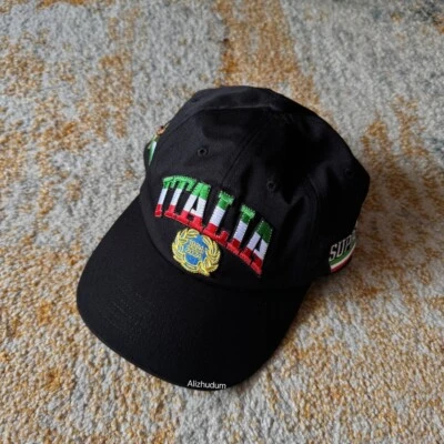 SOMBRERO SUPREME SS24 ITALIA 6 PANELES NEGRO O/S Foto 1 de 4