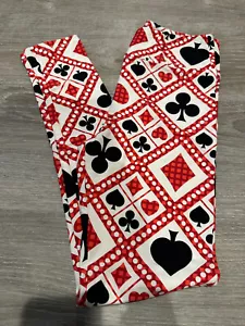 Lularoe Deck of Cards OS Legging NEW without tags - Picture 1 of 1
