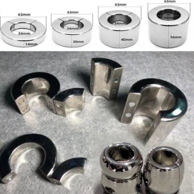 Estirador de bola para hombre peso pesado magnético acero inoxidable anillo de escroto peso EE. UU. Foto 1 de 4