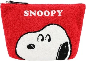 [Peanuts] Makeup Case Snoopy Red Mini Pouch Bag-in-Bag Acrylic 09 - Picture 1 of 4
