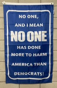 Republican Flag FREE SHIP USA Democrats Are Destroying America Trump Sign 3x5’ - Picture 1 of 1