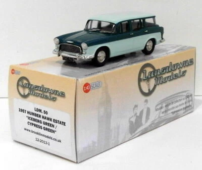 Lansdowne Models 1/43 Scale LDM50 - 1957 Humber Hawk Estate - 2 Tone Green - Image 1 of 4