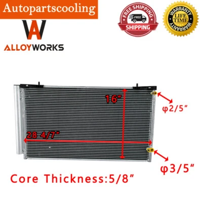 #8846008020 AC Condenser For 2011-2016 Toyota Sienna/ 2010-2015 2011 Lexus RX350 - Изображение 1 из 4