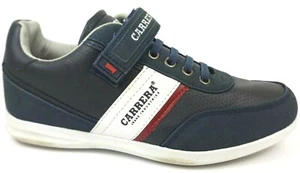 Carrera Jeans Amburgo Junior Mix Baskets Enfant EUR 35 UK 2.5 Bleu Marine Blanc - Imagen 1 de 7