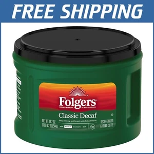 Classic Decaf Medium Roast Coffee - 6 Pack of AromaSeal Canisters, 19.2 oz Each - Picture 1 of 8