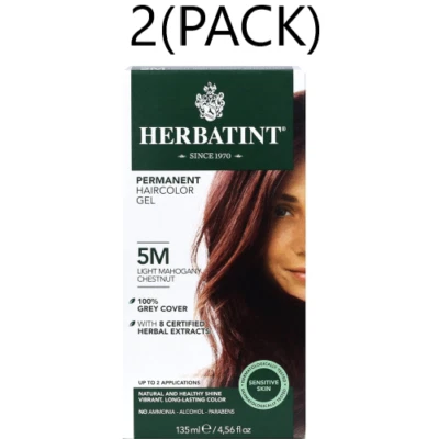 2 Herbatint 永久染发剂 5 米浅红木栗子包装可能有所不同 — 第 1/3 张图片