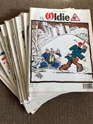 THE OLDIE MAGAZINE - Issues 1 - 13 Job Lot bundle - VGC Feb 1992 - Sept 1992 - Image 1 of 4