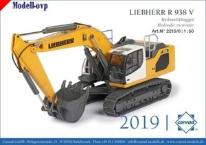 Liebherr R 938 V Hydraulikbagger Conrad Modelle con 2215/0 - Picture 1 of 1