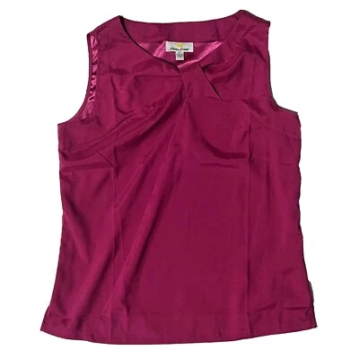 Kathleen Kirkwood Women Pink Sleeveless Sleeveless Blouse Size Small - Imagem 1 de 4