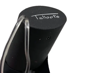 Talbots schwarz kompakt flach automatisches Öffnen Schließen Regenschirm Gummigriff - Bild 1 von 5