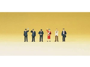 Preiser 88529 Zugpersonal DB Deutsche Bahn 6 Figuren Exklusivserie Z Neu  - Bild 1 von 1