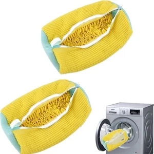 1/2 Stk Schuhwaschbeutel Waschmaschine Schuhbeutel Waschbeutel Schuhe Wäschesack - Bild 1 von 17