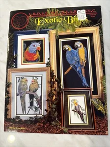 Cross My Heart Cross Stitch Pattern Book EXOTIC BIRDS (1997) CSB-156 - Picture 1 of 2
