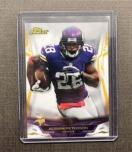 2014 Topps Finest NFL Football Adrian Peterson RB #1 Minnesota Vikings - Picture 1 of 2